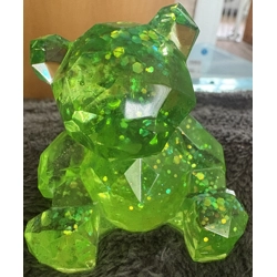 Bright Green Teddy