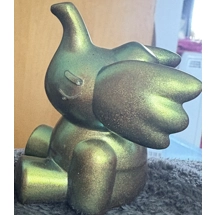 Green and Gold Elephant