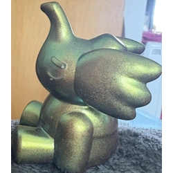 Green and Gold Elephant