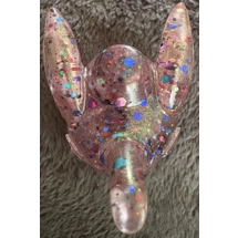 Purple Glittery Elephant