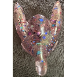 Purple Glittery Elephant