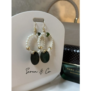 Lady Luck Earrings (Green Aventurine)