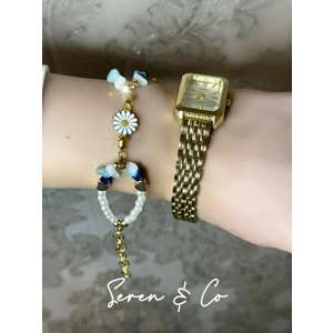The Soul Flower Charm bracelet (Turquoise, Amazonite, Lapis Lasuli & Quartz) The Soul Flower Charm bracelet (Turquoise, Amazonite, Lapis Lasuli & Quartz)