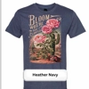 "Bloom Where You Are Planted" Christian Western Graphic Tee