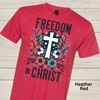 Freedom in Christ Front Graphic Tee
