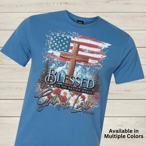 Blessed is the Nation Graphic Tee