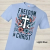 Freedom in Christ Front Graphic Tee