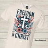 Freedom in Christ Front Graphic Tee