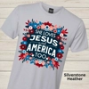 She Love Jesus & America Too Floral Graphic Tee