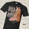 Hold On to Hope – Christian Western Graphic Tee (Hebrews 10:23)