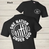 WCF One Nation White Graphic Tee