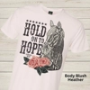 Hold On to Hope – Christian Western Graphic Tee (Hebrews 10:23)