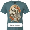 He Owns the Cattle on a Thousand Hills Christian Western Tee – Psalm 50:10