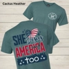 WCF She Loves Jesus and America Too Graphic Tee