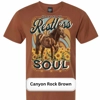 He Calms My Restless Soul – Western Christian Graphic Tee