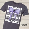 Willis Wildkats Coquette Bow Front Graphic Tee
