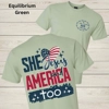 WCF She Loves Jesus and America Too Graphic Tee