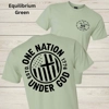 WCF One Nation Black Graphic Tee