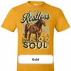 He Calms My Restless Soul – Western Christian Graphic Tee