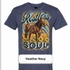 He Calms My Restless Soul – Western Christian Graphic Tee