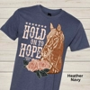 Hold On to Hope – Christian Western Graphic Tee (Hebrews 10:23)