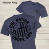 WCF One Nation Black Graphic Tee