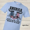 America Land of the Free Graphic Tee