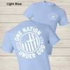 WCF One Nation White Graphic Tee