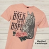 Hold On to Hope – Christian Western Graphic Tee (Hebrews 10:23)