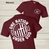 WCF One Nation White Graphic Tee