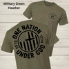 WCF One Nation Black Graphic Tee