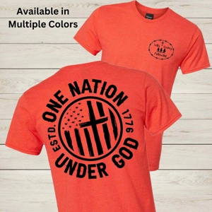 WCF One Nation Black Graphic Tee