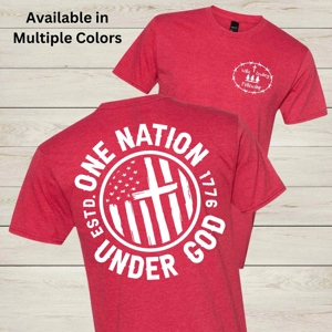 WCF One Nation White Graphic Tee