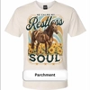 He Calms My Restless Soul – Western Christian Graphic Tee