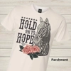 Hold On to Hope – Christian Western Graphic Tee (Hebrews 10:23)