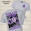Willis Wildkats Back Print Graphic Tee with Front Pocket Design