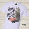 Hold On to Hope – Christian Western Graphic Tee (Hebrews 10:23)