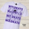 Willis Wildkats Coquette Bow Front Graphic Tee
