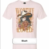 Worthy & Loved Full Front Western Graphic Tee