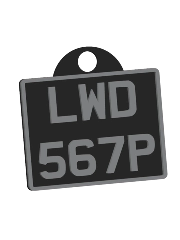 UK Motorcycle Key Tags