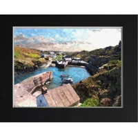 Porthgain Digital water colour