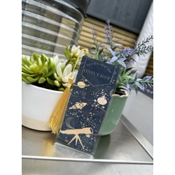 Books are the universe bookmark
