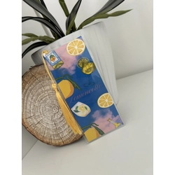 Lemon cello bookmark