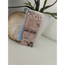 Spicy books and coffee bookmark