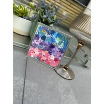 Vibey collage coaster
