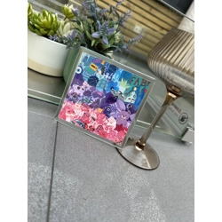 Vibey collage coaster