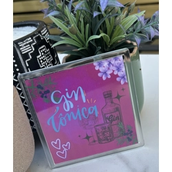 Gin tonica plum coaster