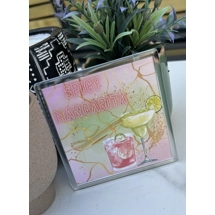 Spicy margarita coaster
