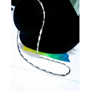 Fashionable Necklace with Mobius Strip Design Unique Style Accessory for Men 21.65 Inch Chain