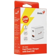 Cargador de pared Dual Genius